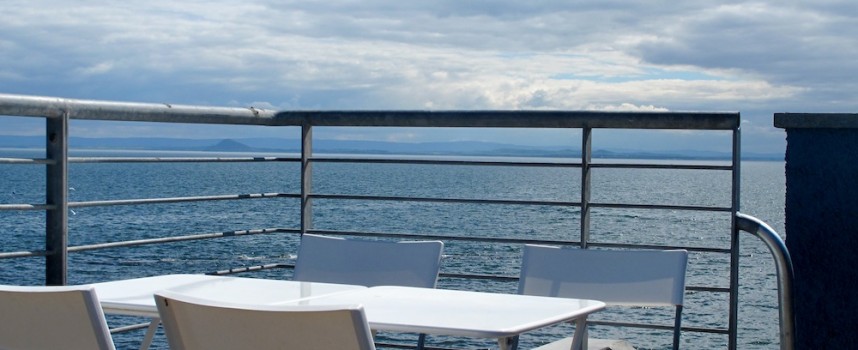 Restaurant with a view, St Monans, Fife