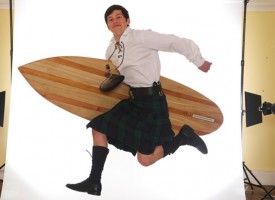 Surf’s up in Fife: Wooden surfboards handmade in Scotland