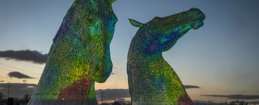 Launch of The Kelpies, Falkirk