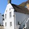 The sun shines on the Sundial Cafe, Limekilns, Fife