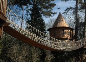 Cool treehouse from Blue Forest Design