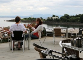 Beachside snacks at Sands Cafe in Aberdour, Fife