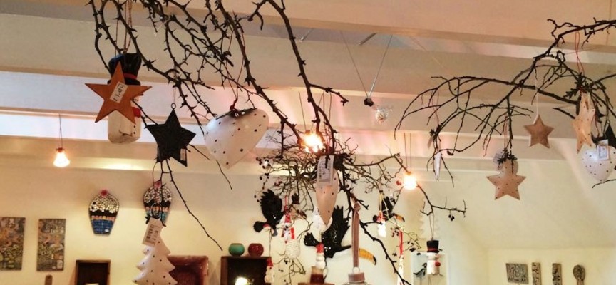 Festive cheer at the Biscuit Gallery & Cafe, Culross