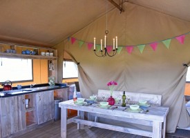 Luxury camping near Falkirk