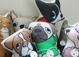 Kara Burke’s dog cushions capture the heart