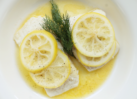 Easy peasy lemon squeezy; simple lemon sauce for fish