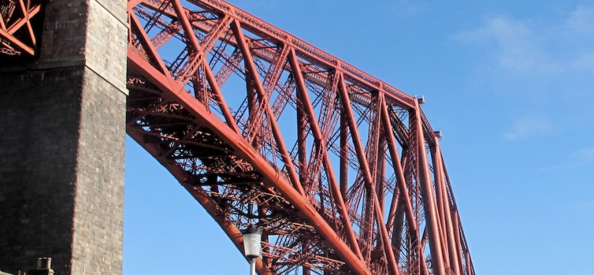 Stunning aerial video of the three Forth Bridges