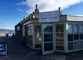 Boathouse cafe & restaurant, Loch Leven, Kinross