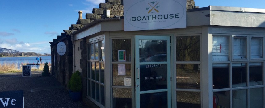 Boathouse cafe & restaurant, Loch Leven, Kinross