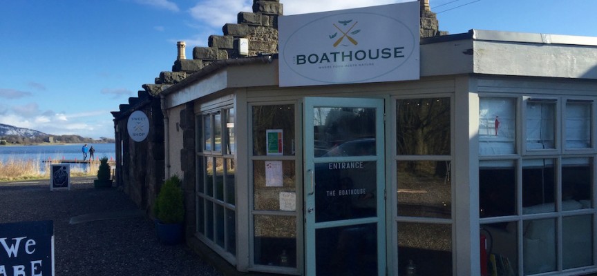 Boathouse cafe & restaurant, Loch Leven, Kinross