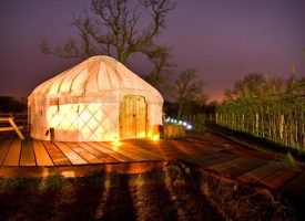 Yurts in Scotland; Fife and The Trossachs