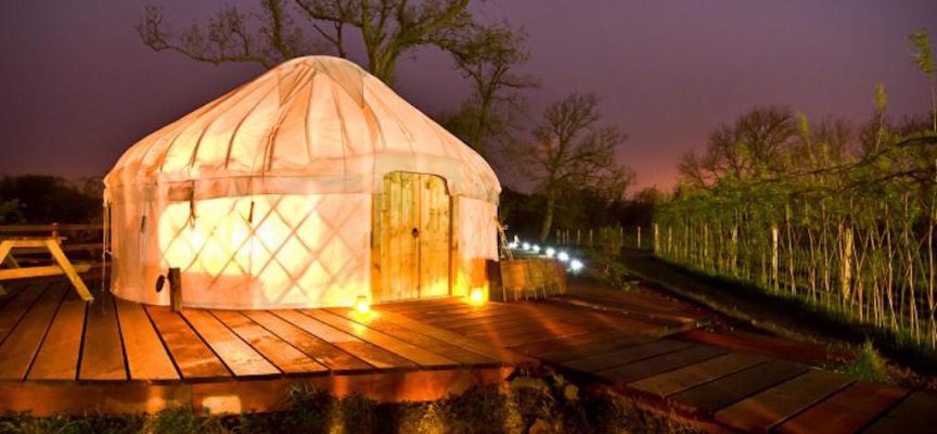 Yurts in Scotland; Fife and The Trossachs