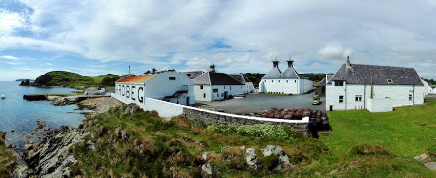 The beautiful Ardbeg Distillery, Islay