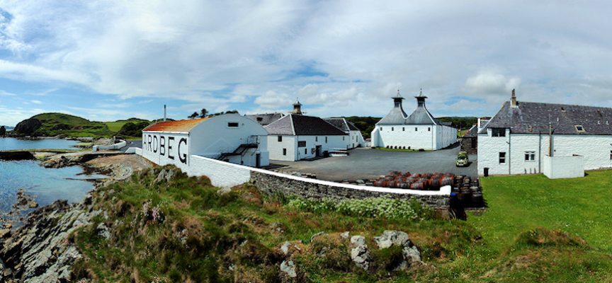 The beautiful Ardbeg Distillery, Islay