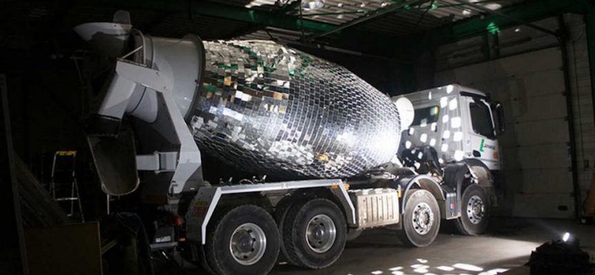 Cement Mixer Disco Ball