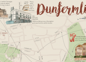 We launch new Dunfermline map: history in your hand
